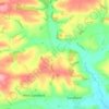 Knights Acre topographic map, elevation, terrain