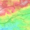 Wüstenbrand topographic map, elevation, terrain