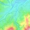 Le Creux topographic map, elevation, terrain
