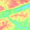 Humphreyville topographic map, elevation, terrain