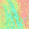 都安县 topographic map, elevation, terrain
