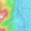 Belvedere topographic map, elevation, terrain