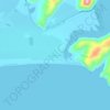 Birdlings Flat topographic map, elevation, terrain