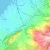 Σέρβια topographic map, elevation, terrain