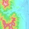 Buriano topographic map, elevation, terrain