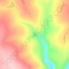 Salto Cristal topographic map, elevation, terrain