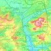 Coburg topographic map, elevation, terrain