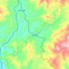 玉斗镇 topographic map, elevation, terrain
