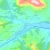Aguin topographic map, elevation, terrain