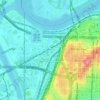 West Bottoms topographic map, elevation, terrain