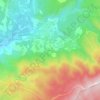 Bel Air topographic map, elevation, terrain