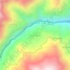 Guarumales topographic map, elevation, terrain