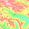 前河乡 topographic map, elevation, terrain