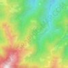 Saretto topographic map, elevation, terrain