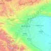 Kashgar City topographic map, elevation, terrain