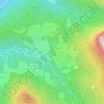 Mayrberg topographic map, elevation, terrain