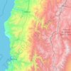 Norte Chico topographic map, elevation, terrain