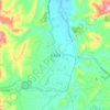 El Zulia topographic map, elevation, terrain