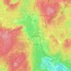 Norberg topographic map, elevation, terrain