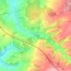 La Coudre topographic map, elevation, terrain