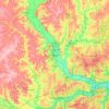 Leavenworth Island topographic map, elevation, terrain