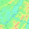 洪江市 topographic map, elevation, terrain