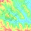 Merceana topographic map, elevation, terrain