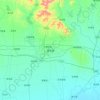 镇平县 topographic map, elevation, terrain