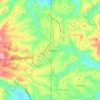 San Roque topographic map, elevation, terrain