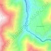 Huaracalla topographic map, elevation, terrain