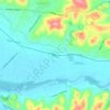 Alfeios topographic map, elevation, terrain