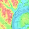 Harmarville topographic map, elevation, terrain