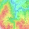 La Ribeyre topographic map, elevation, terrain
