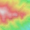 Alps Mountain topographic map, elevation, terrain