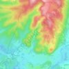 Les Barraques topographic map, elevation, terrain