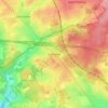 Verlaine topographic map, elevation, terrain