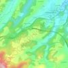 La Braña topographic map, elevation, terrain