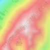 Mount Olympus topographic map, elevation, terrain