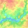 Kervegant topographic map, elevation, terrain