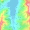 Pigeon Bay topographic map, elevation, terrain