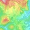 la Quintana topographic map, elevation, terrain