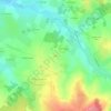 Foret topographic map, elevation, terrain