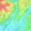 Luprie topographic map, elevation, terrain