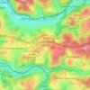 Bomig topographic map, elevation, terrain