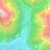 Precasaglio topographic map, elevation, terrain