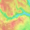 Черневская поляна topographic map, elevation, terrain