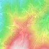 Sella della Turra topographic map, elevation, terrain