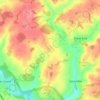 Whempstead topographic map, elevation, terrain