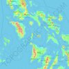 Romblon topographic map, elevation, terrain