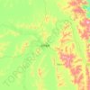 若尔盖县 topographic map, elevation, terrain